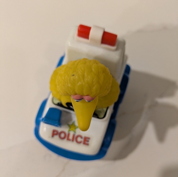 Vintage Sesame Street Big Bird Police Car Toy - Picture 7 of 7